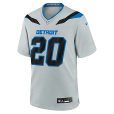 Barry Sanders Detroit Lions Nike 2026 Rivalries Collection Game Jersey Silver Barry Sanders Detroit Lions Nike 2026 Rivalries Collection Game Jersey Silver