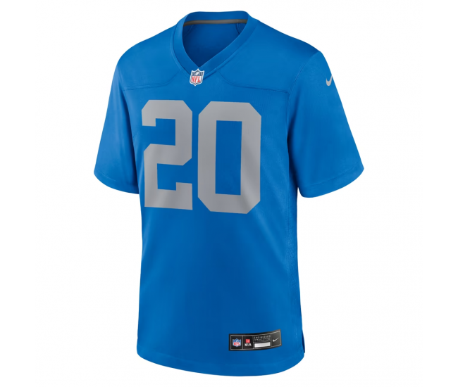 Barry Sanders Detroit Lions Nike Alternate Game Jersey Blue