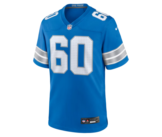 Graham Glasgow Detroit Lions Nike Team Game Jersey Blue