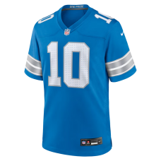 Isiah Pacheco Detroit Lions Nike Team Game Jersey Blue Isiah Pacheco Detroit Lions Nike Team Game Jersey Blue