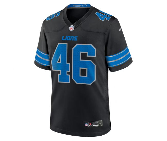 Jack Campbell Detroit Lions Nike 2nd Alternate Game Jersey Black