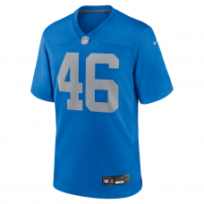 Jack Campbell Detroit Lions Nike Alternate Game Jersey Blue Jack Campbell Detroit Lions Nike Alternate Game Jersey Blue