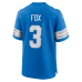 Jack Fox Detroit Lions Nike Team Game Jersey Blue