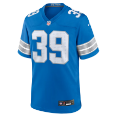 Jake Bates Detroit Lions Nike Team Game Jersey Blue Jake Bates Detroit Lions Nike Team Game Jersey Blue