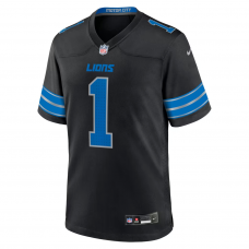 Jameson Williams Detroit Lions Nike Alternate Game Player Jersey Black Jameson Williams Detroit Lions Nike Alternate Game Player Jersey Black