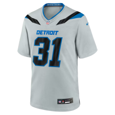 Kerby Joseph Detroit Lions Nike 2026 Rivalries Collection Game Jersey Silver Kerby Joseph Detroit Lions Nike 2026 Rivalries Collection Game Jersey Silver