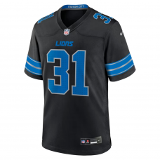 Kerby Joseph Detroit Lions Nike Alternate Game Jersey Black Kerby Joseph Detroit Lions Nike Alternate Game Jersey Black