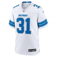 Kerby Joseph Detroit Lions Nike Game Jersey White Kerby Joseph Detroit Lions Nike Game Jersey White