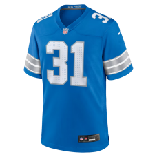 Kerby Joseph Detroit Lions Nike Team Game Jersey Blue Kerby Joseph Detroit Lions Nike Team Game Jersey Blue