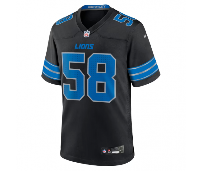 Penei Sewell Detroit Lions Nike 2nd Alternate Game Jersey Black