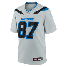 Sam LaPorta Detroit Lions Nike 2026 Rivalries Collection Game Jersey Silver Sam LaPorta Detroit Lions Nike 2026 Rivalries Collection Game Jersey Silver