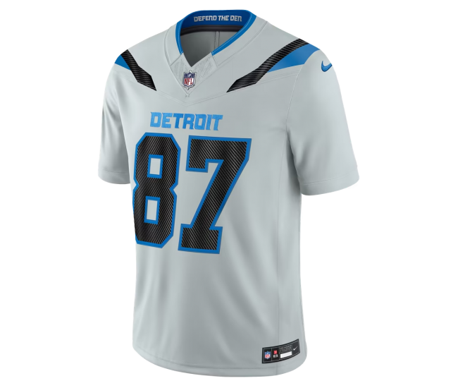 Sam LaPorta Detroit Lions Nike 2026 Rivalries Collection Stitched Limited Jersey Silver