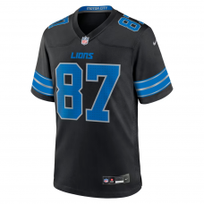 Sam LaPorta Detroit Lions Nike 2nd Alternate Game Jersey Black Sam LaPorta Detroit Lions Nike 2nd Alternate Game Jersey Black