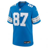 Sam LaPorta Detroit Lions Nike Game Jersey Blue