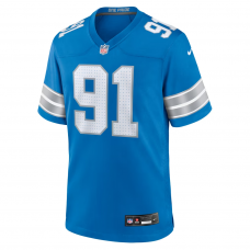 Tyleik Williams Detroit Lions Nike Team Game Jersey Blue Tyleik Williams Detroit Lions Nike Team Game Jersey Blue
