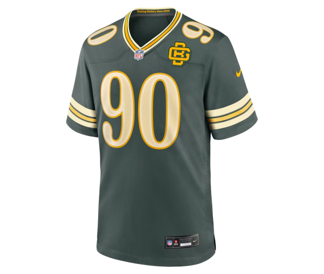 Lukas Van Ness Green Bay Packers Nike 2026 Rivalries Collection Game Jersey Green