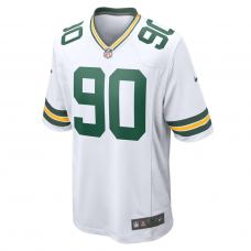 Lukas Van Ness Green Bay Packers Nike Game Jersey White Lukas Van Ness Green Bay Packers Nike Game Jersey White