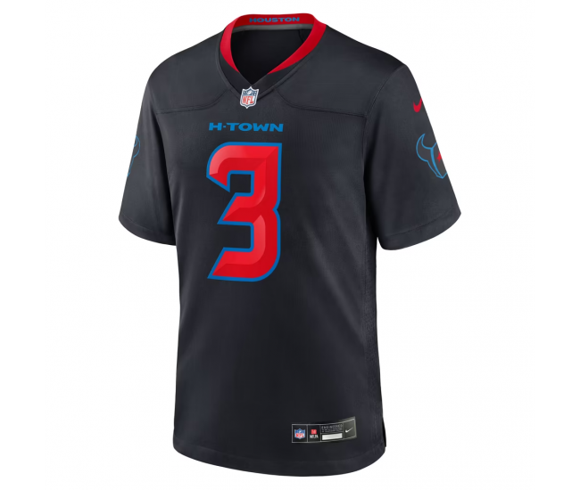 Tank Dell Houston Texans Nike 2nd Alternate Game Jersey Navy