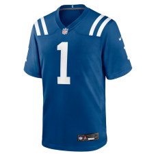 Number 1 Groom Indianapolis Colts Nike Game Jersey Royal