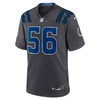Quenton Nelson Indianapolis Colts Nike 2026 Rivalries Collection Game Jersey Anthracite