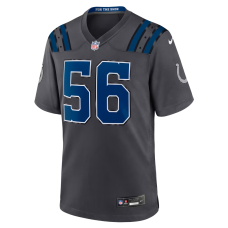Quenton Nelson Indianapolis Colts Nike 2026 Rivalries Collection Game Jersey Anthracite