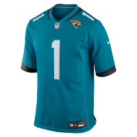 Number 1 Dad Jacksonville Jaguars Nike Game Jersey Teal