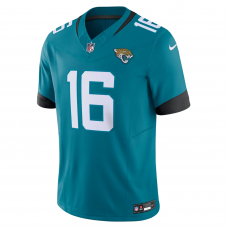 Trevor Lawrence Jacksonville Jaguars Nike Vapor F.U.S.E. Limited Jersey Teal Trevor Lawrence Jacksonville Jaguars Nike Vapor F.U.S.E. Limited Jersey Teal
