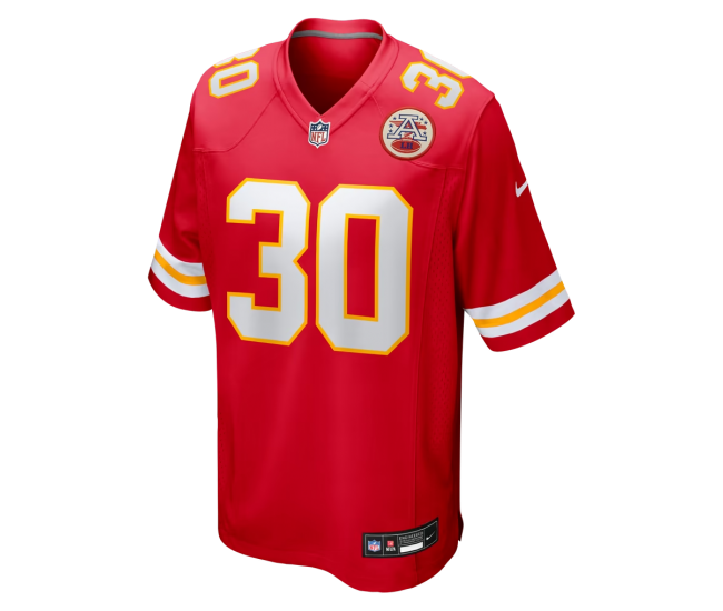 Chris Roland Wallace Kansas City Chiefs Nike Game Jersey Red