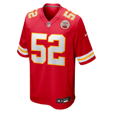Creed Humphrey Kansas City Chiefs Nike Game Jersey Red Creed Humphrey Kansas City Chiefs Nike Game Jersey Red