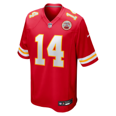 Garrett Nussmeier Kansas City Chiefs Nike Game Jersey Red Garrett Nussmeier Kansas City Chiefs Nike Game Jersey Red