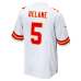 Mansoor Delane Kansas City Chiefs Nike Game Jersey White