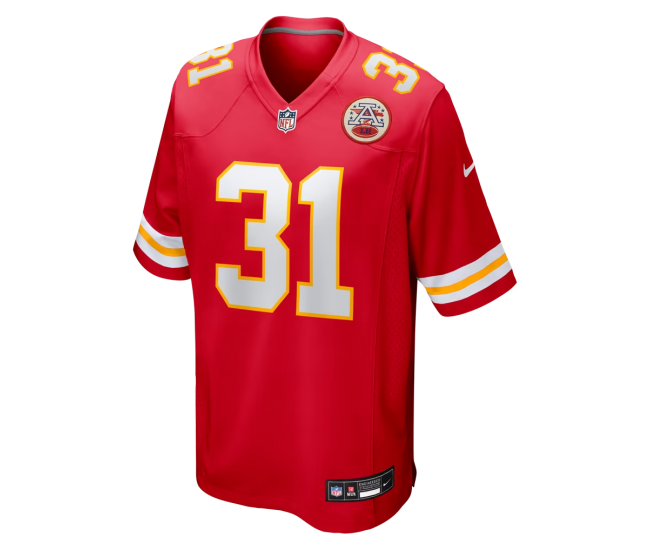 Priest Holmes Kansas City Chiefs Nike Game Retired Player Jersey Red