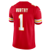 Xavier Worthy Kansas City Chiefs Nike Team Vapor F.U.S.E. Stitched Limited Jersey Red