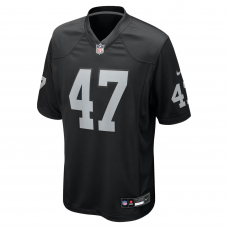 Alex Ward Las Vegas Raiders Nike Team Game Jersey Black
