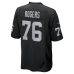 Caleb Rogers Las Vegas Raiders Nike Team Game Jersey Black