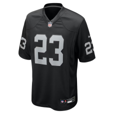 Dylan Laube Las Vegas Raiders Nike Team Game Jersey Black Dylan Laube Las Vegas Raiders Nike Team Game Jersey Black