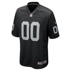 Las Vegas Raiders Nike Custom Game Jersey Black Las Vegas Raiders Nike Custom Game Jersey Black