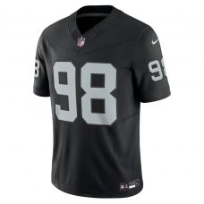 Maxx Crosby Las Vegas Raiders Nike Vapor F.U.S.E. Limited Jersey Black Maxx Crosby Las Vegas Raiders Nike Vapor F.U.S.E. Limited Jersey Black