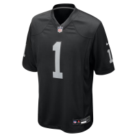 Number 1 Dad Las Vegas Raiders Nike Game Jersey Black