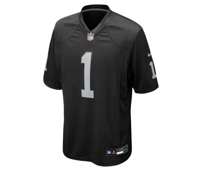 Number 1 Groom Las Vegas Raiders Nike Game Jersey Black