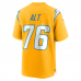 Joe Alt Los Angeles Chargers Nike Alternate Charger Power Game Player Jersey Gold