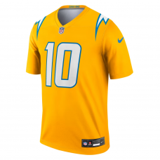 Justin Herbert Los Angeles Chargers Nike Alternate Charger Power Legend Player Performance Top Gold Justin Herbert Los Angeles Chargers Nike Alternate Charger Power Legend Player Performance Top Gold