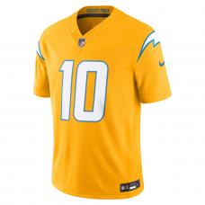 Justin Herbert Los Angeles Chargers Nike Alternate Charger Power Vapor F.U.S.E. Limited Jersey Gold Justin Herbert Los Angeles Chargers Nike Alternate Charger Power Vapor F.U.S.E. Limited Jersey Gold