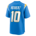 Justin Herbert Los Angeles Chargers Nike Player Game Jersey Powder Blue