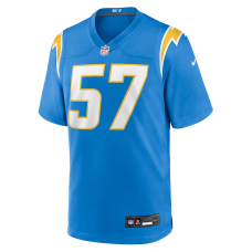 Lander Barton Los Angeles Chargers Nike Team Game Jersey Powder Blue