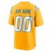 Los Angeles Chargers Nike Alternate Charger Power Game Custom Jersey Gold