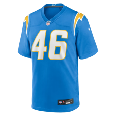 Nikko Reed Los Angeles Chargers Nike Team Game Jersey Powder Blue