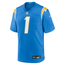 Number 1 Dad Los Angeles Chargers Nike Game Jersey Powder Blue