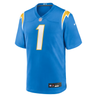 Number 1 Groom Los Angeles Chargers Nike Game Jersey Powder Blue