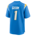Number 1 Groom Los Angeles Chargers Nike Game Jersey Powder Blue